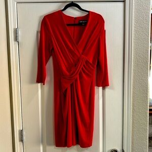 Karl Lagerfeld Paris Red Dress Size 8